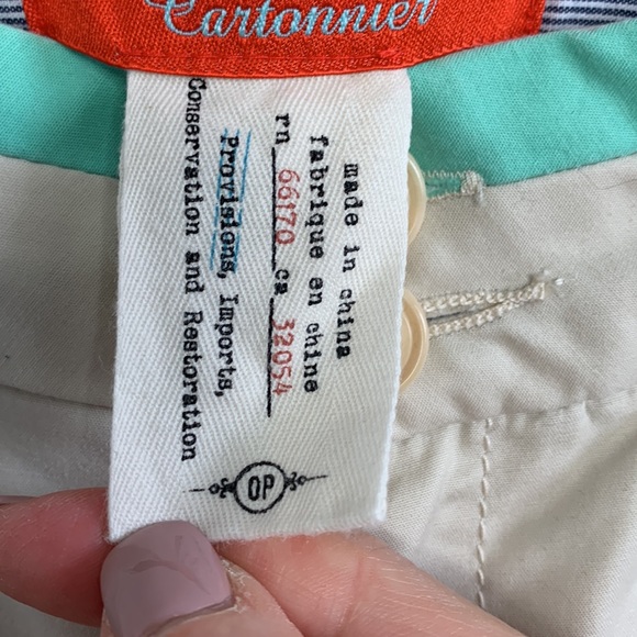 Anthropologie Cartonnier Cropped Pants Beige - Picture 9 of 10